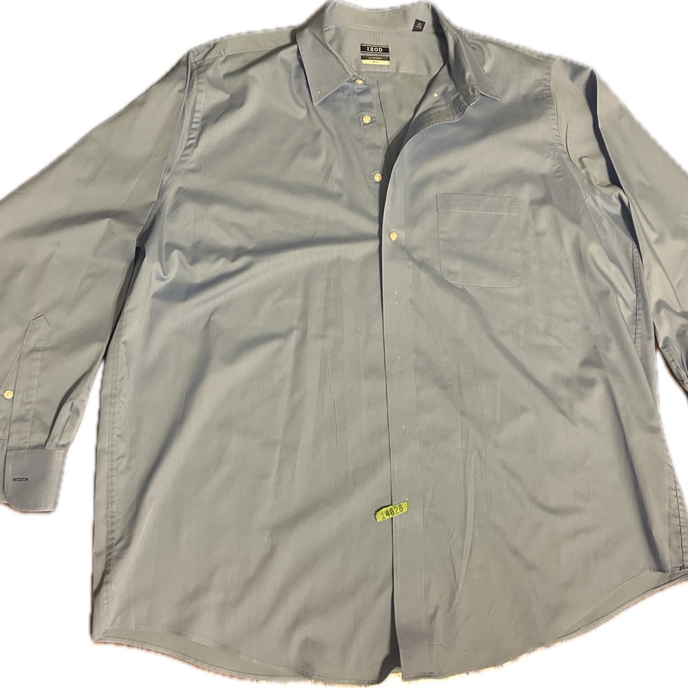 Izod Light Blue men's dress Shirt 18 1/2 neck
Like new stretch - Picture 2 of 3